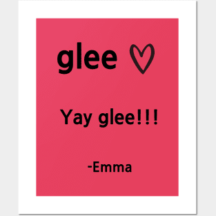 Glee /Emma Posters and Art